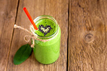 Gerstengras-Matcha-Maca-Smoothie